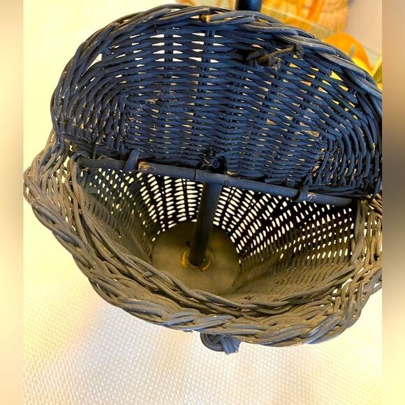 Antique Victorian umbrella basket purse Vintage Gothcore cosplay